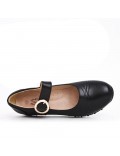  Faux leather comfort shoes