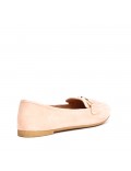 Big size-Women's mocassin in faux suede 