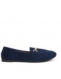 Big size-Women's mocassin in faux suede 