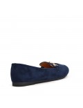 Big size-Women's mocassin in faux suede 