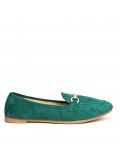 Big size-Women's mocassin in faux suede 