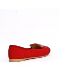 Big size-Women's mocassin in faux suede 