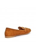 Big size-Women's mocassin in faux suede 