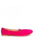 Big size-Women's mocassin in faux suede 