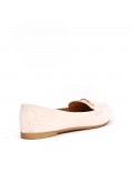 Big size-Women's mocassin in faux suede 