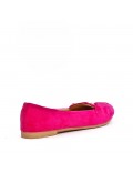 Big size-Women's mocassin in faux suede 