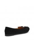 Big size-Women's mocassin in faux suede 