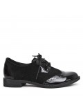 Derby en simili Cuir pour femme