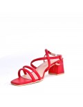 Big size 41-44 -Faux leather heeled sandal