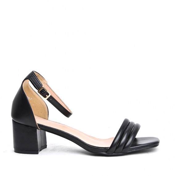 Big size 41-44 -Faux leather heeled sandal