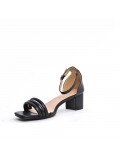 Big size 41-44 -Faux leather heeled sandal