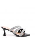 Big size 41-44 -Faux leather heeled sandal