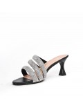 Big size 41-44 -Faux leather heeled sandal