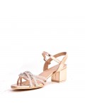 Big size 41-44 -Faux leather heeled sandal