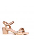 Big size 41-44 -Faux leather heeled sandal