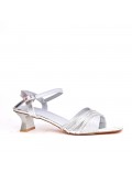 Big size 41-44 -Faux leather heeled sandal