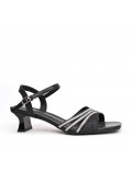 Big size 41-44 -Faux leather heeled sandal