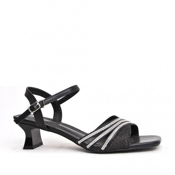 Big size 41-44 -Faux leather heeled sandal