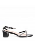 Big size 41-44 -Faux leather heeled sandal