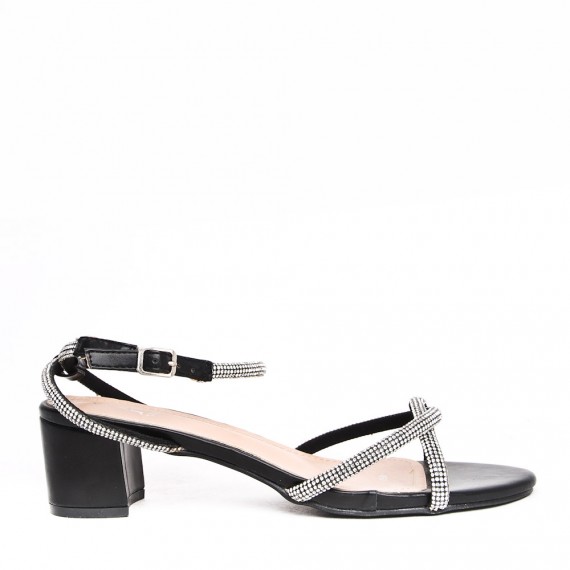 Big size 41-44 -Faux leather heeled sandal