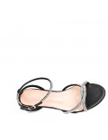 Big size 41-44 -Faux leather heeled sandal