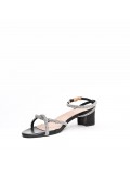 Big size 41-44 -Faux leather heeled sandal