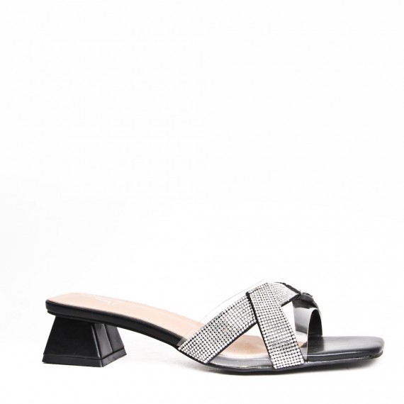 Big size 41-44 -Faux leather heeled sandal