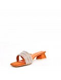 Big size 41-44 -Faux leather heeled sandal