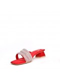 Big size 41-44 -Faux leather heeled sandal