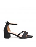 Big size 41-44 -Faux leather heeled sandal