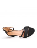 Big size 41-44 -Faux leather heeled sandal