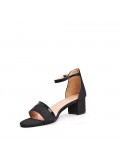 Big size 41-44 -Faux leather heeled sandal