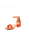 Big size 41-44 -Faux leather heeled sandal