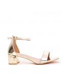 Big size 41-44 -Faux leather heeled sandal