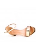 Big size 41-44 -Faux leather heeled sandal