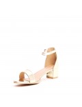 Big size 41-44 -Faux leather heeled sandal