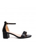 Big size 41-44 -Faux leather heeled sandal