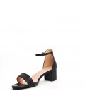 Big size 41-44 -Faux leather heeled sandal