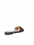 Big size 41-44 -Flat sandal in mixed materials