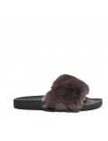 Winter fur slipper