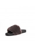 Winter fur slipper