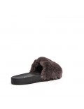 Winter fur slipper