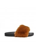 Winter fur slipper