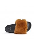 Winter fur slipper