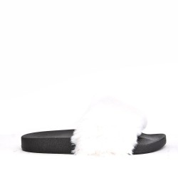 Winter fur slipper