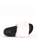 Winter fur slipper