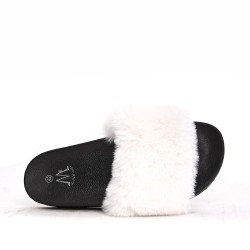 Winter fur slipper