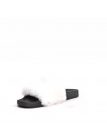 Winter fur slipper