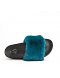 Grande Taille 41-44 - Claquette hiver en fourrure