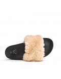 Winter fur slipper